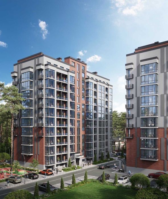 Продаж 2 кімн. квартири для сім’ї| 64 м²| 2 санвузли | біля парку|ЖК Соборний|Гостомель
