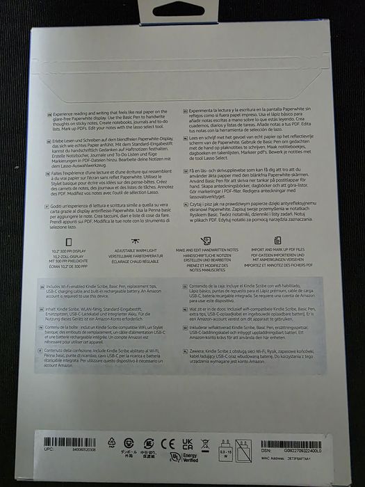 Amazon Kindle Scribd 16gb + Caneta básica