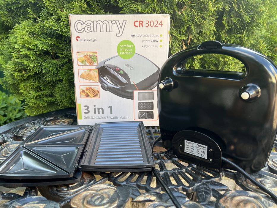 Багатофункціональна вафельниця 3 в 1 Camry CR 3024