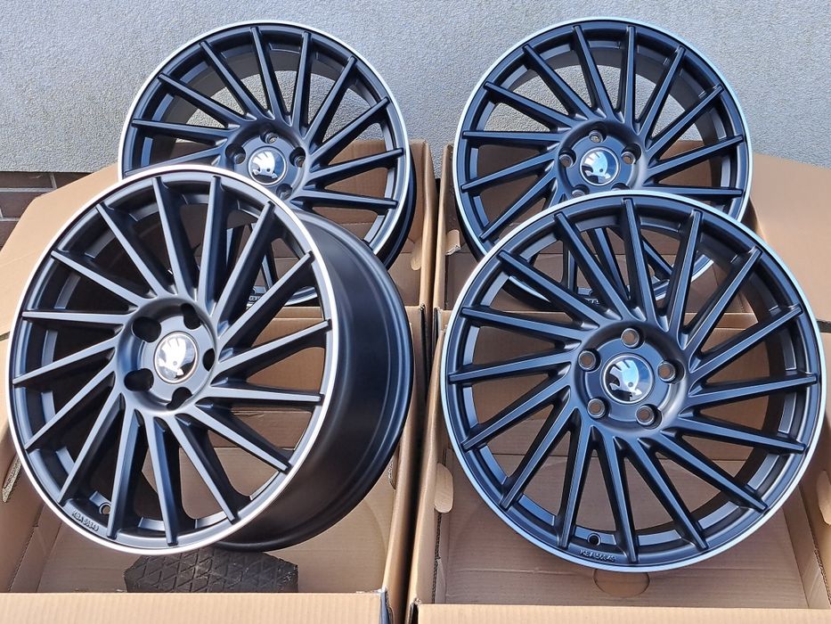 Alufelgi NOWE SKODA 18 5x112 Superb 1, 2 i 3 ET30 KESKIN KT17