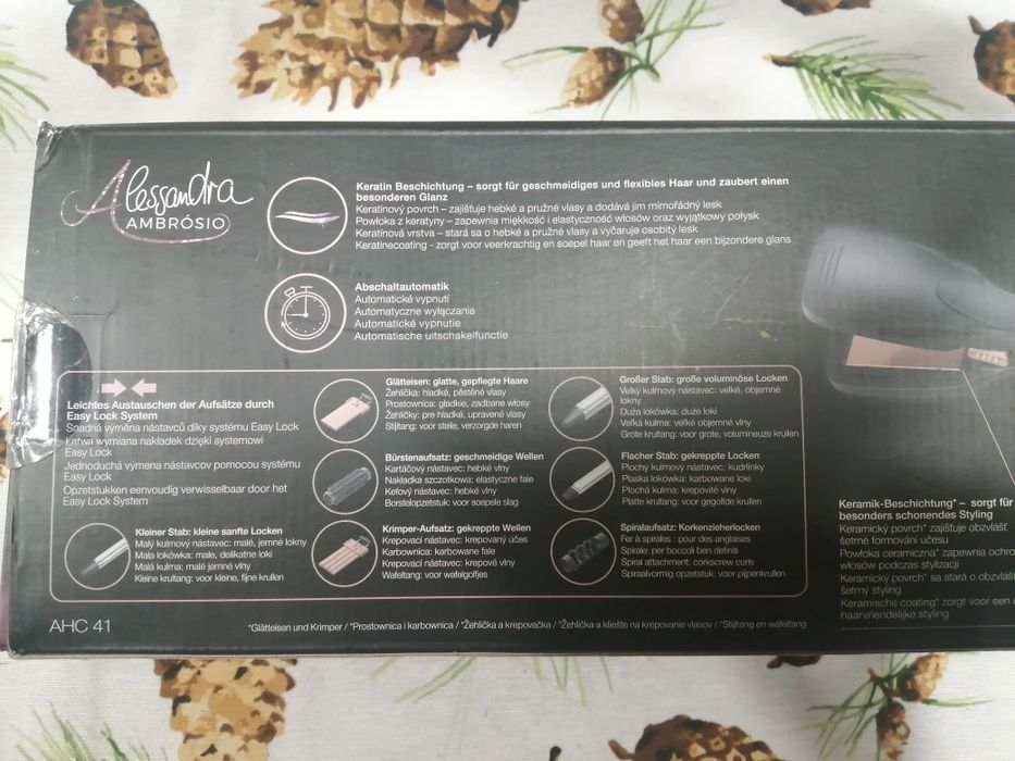 Wielofunkcyjne urządzenie do stylizacji włosów, lokówka, prostownica