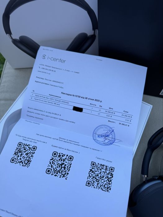 Apple AirPods Max 2 Midnight оригінал. Повний комплект