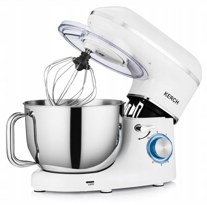 Robot kuchenny planetarny kerch biały mixer