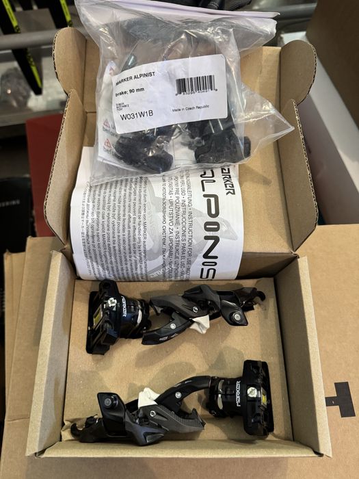 Nowe wiązania skiturowe Marker Alpinist 8 + skistoper 90 mm