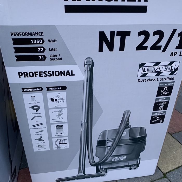 Karcher nt22/1 ap L  пылесос строительный ap te l пилосос karcher