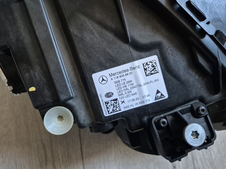 Фара права Mercedes CLA W118 2020-2022 USA