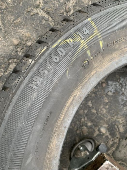 Шини 185/60 R14 пара Sebring  зима 7,6/6,7мм