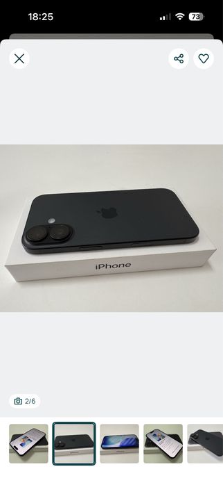 Iphone 16 128 gigas