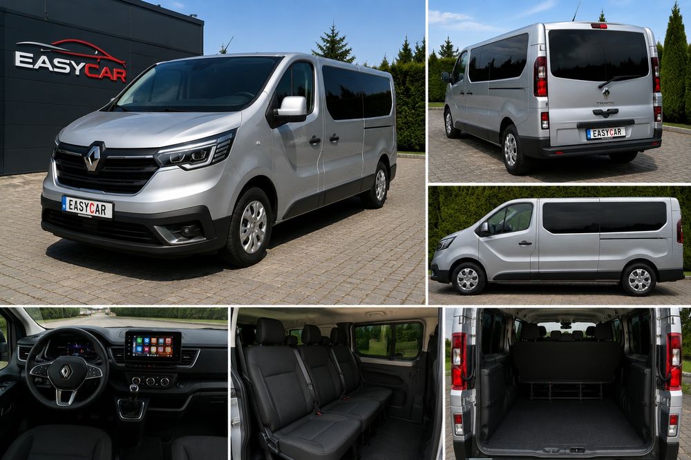 ***Wynajem BUS 9 osób Renault Trafic  2026 ! KRAKÓW LOTNISKO ***