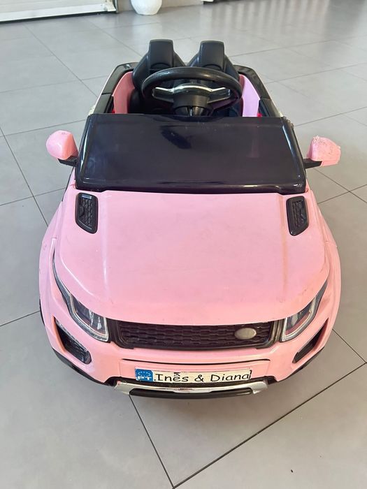 Carro 12v  criança rosa