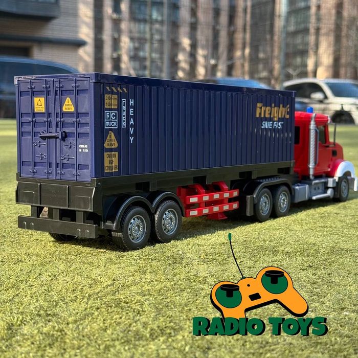 Фура на радиоуправлении American Truck 59 см Красная | Грузовик