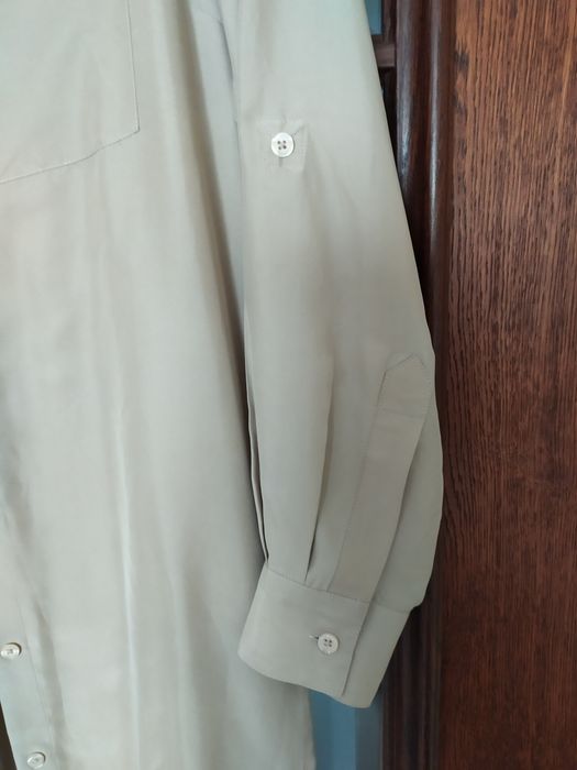 Michael Kors 100% Silk Safari sukienka koszula xs s