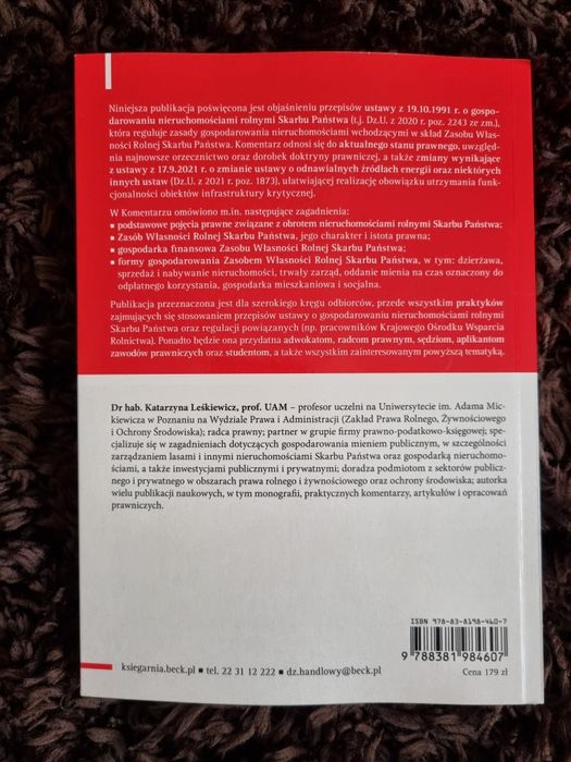 Ustawa o gospodarowaniu nieruchomościami rolnymi Skarbu Państwa