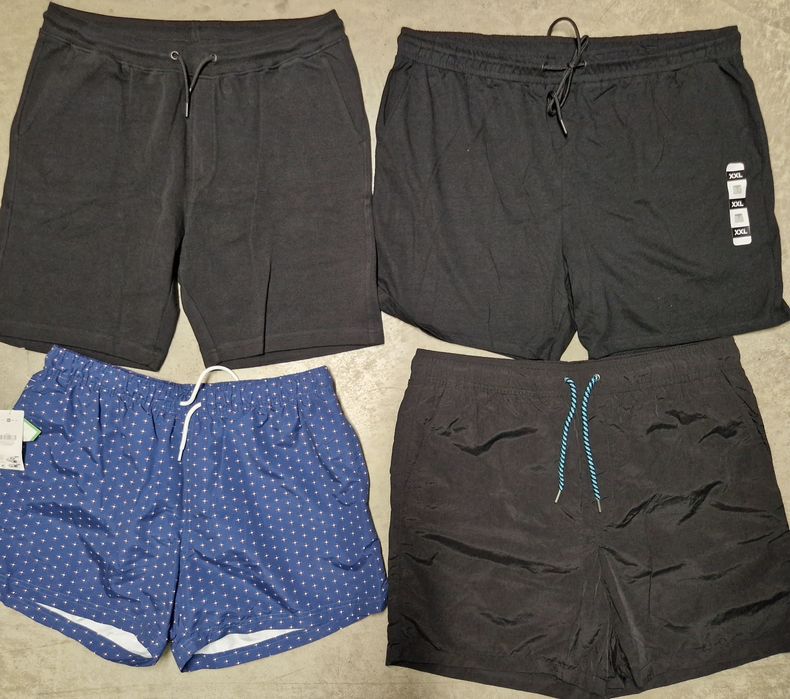 Calções de treino de banho ou turismo novos por estrear algodão. 
Fabr