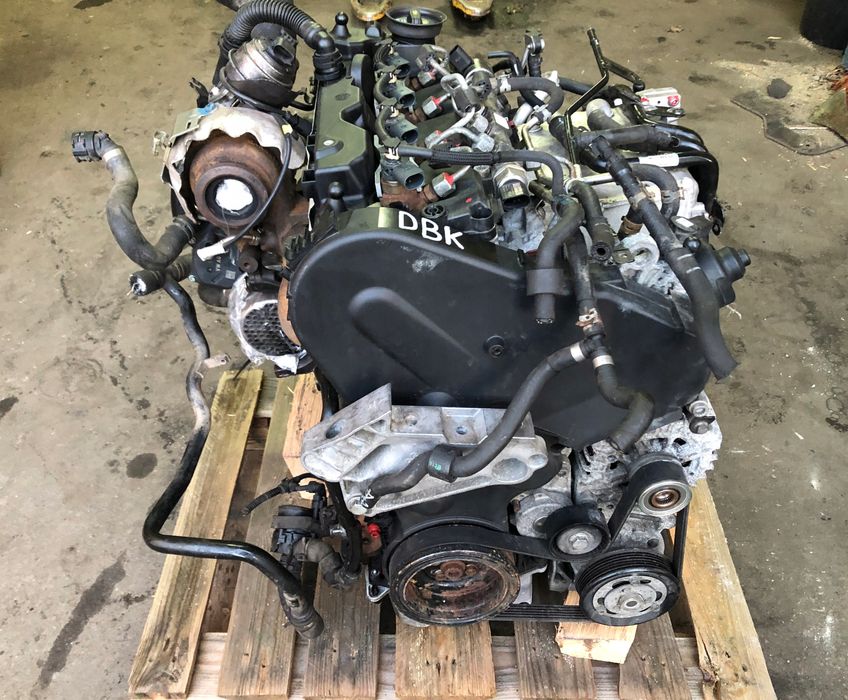 kompletny silnik 1.6 tdi dbk audi a3 8v golf vii