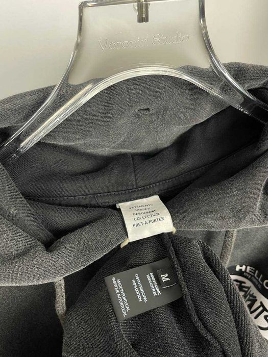 VETEMENTS "HELLO" Hoodie | Бавовняне Худі Ветементс | Преміум Кофта
