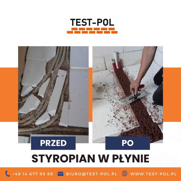 Styropian w płynie- 60l/Thermolite- Styrobeton