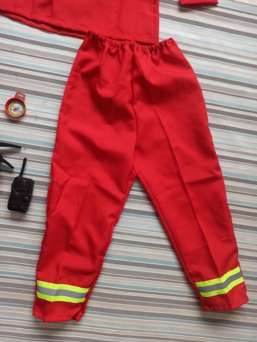 Карнавальний маскарадний костюм 7, 8, 9, 10 р пожежник