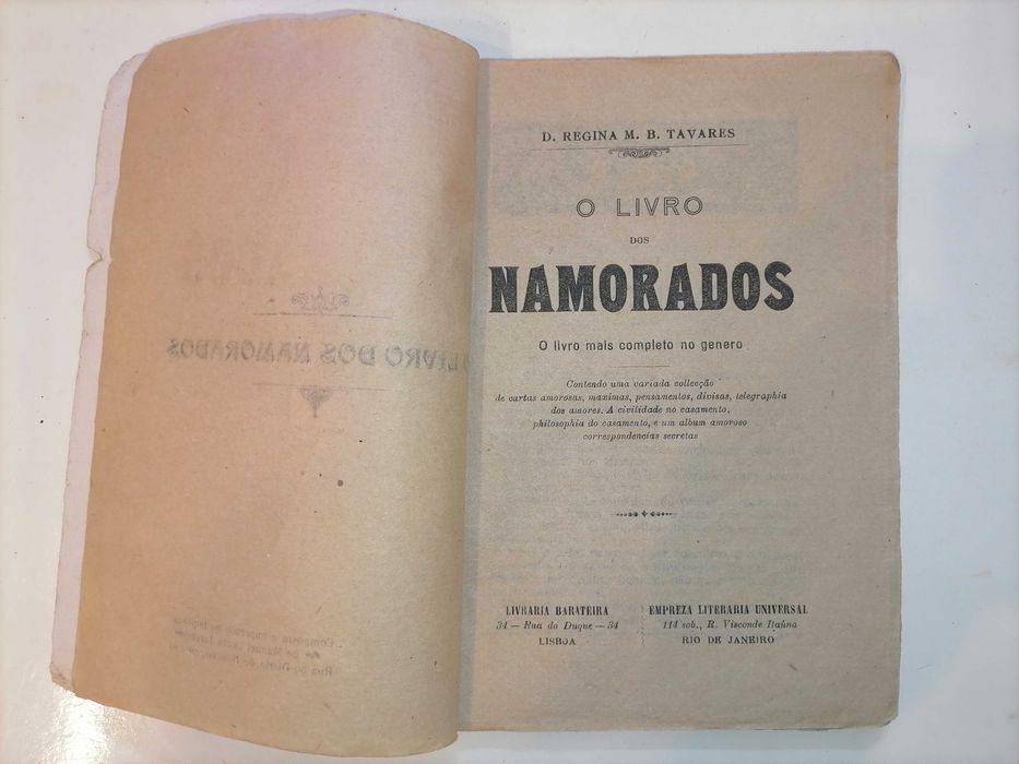 O Livro dos Namorados de Luiza Oneil e Regina Tavares