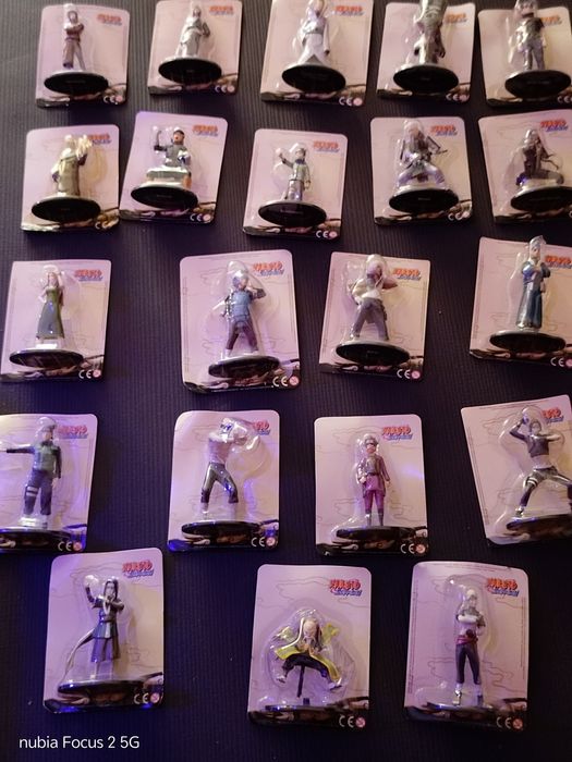 21 figuras Naruto Shippuden – lacradas + coleção completa
