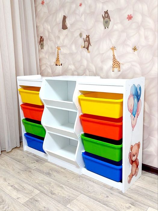 ‼️Для ІГРАШОК‼️ Стелаж для іграшок органайзер для іграшок Комод полиця
