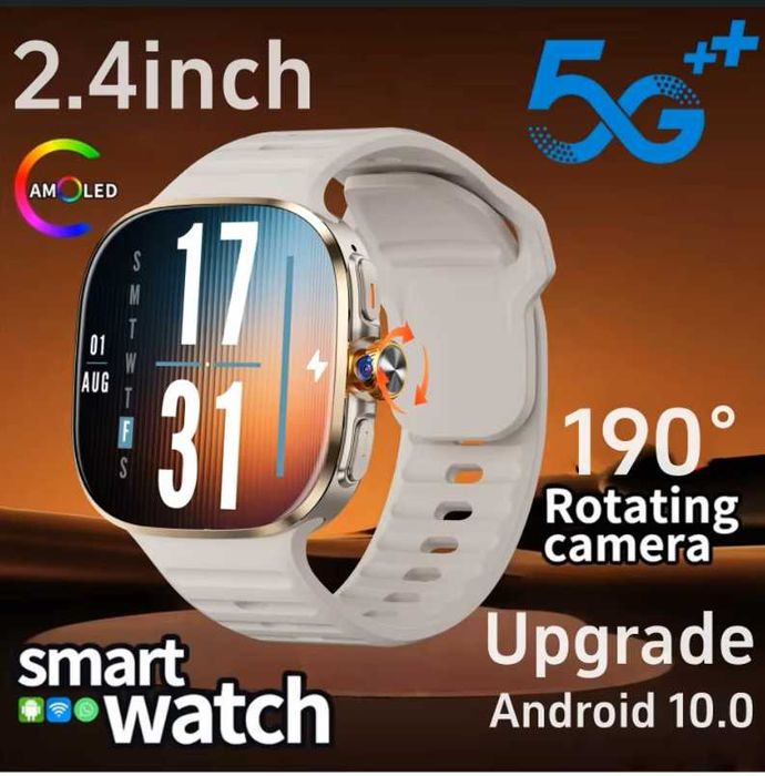 Smartwatch Android M99 4/5G Dual SIM Dourado/Azul