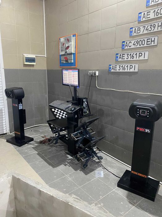 Стенд для развала схождения Well Kraft Fox 3D. Готов к отгрузке.