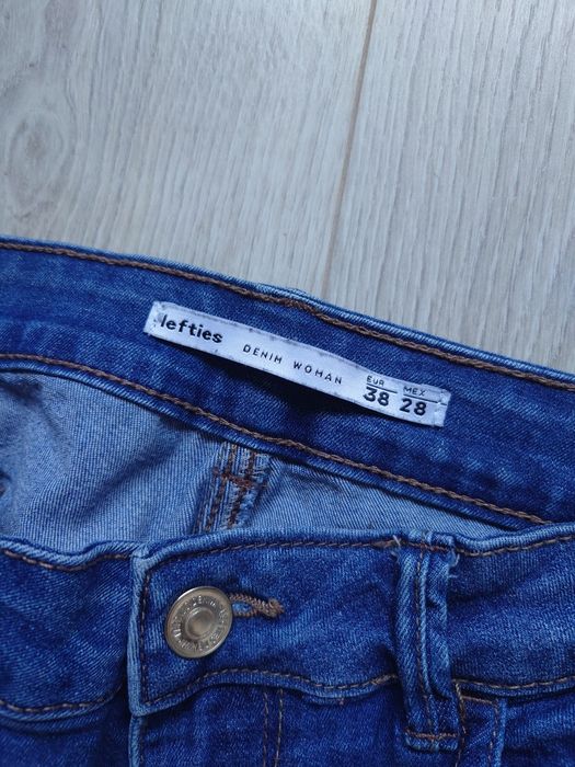Zestaw 2 par niebieskich jeansów damskich M 38 rurki proste