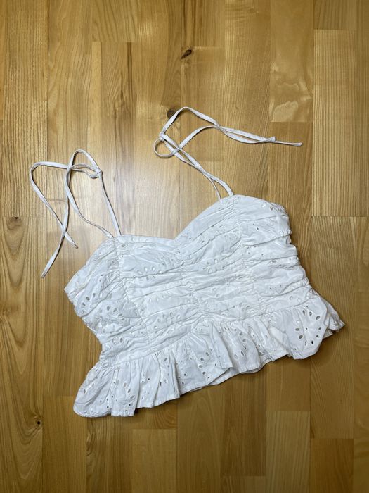 Biały top / bluzka ZARA