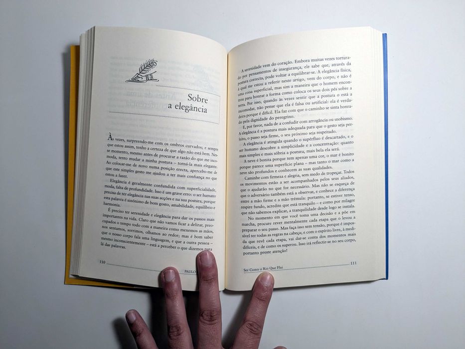 "Ser Como o Rio Que Flui" (Paulo Coelho)