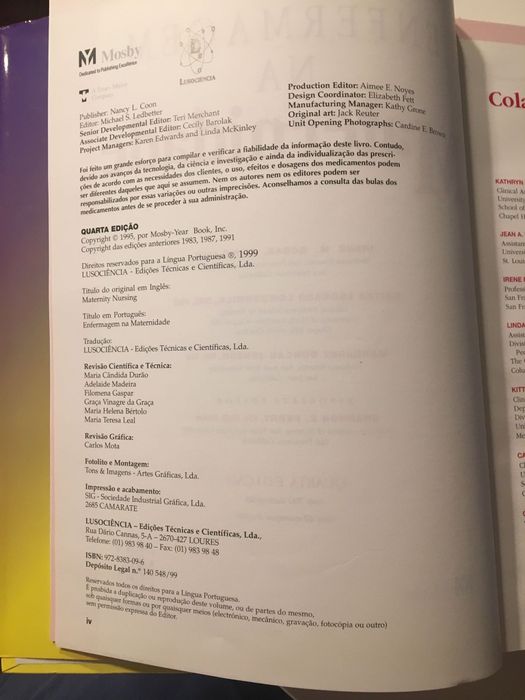 Livro Enfermagem na Maternidade