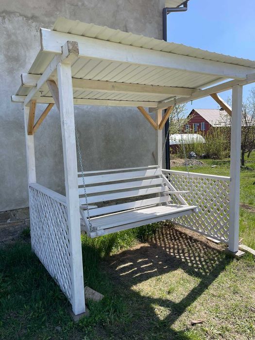 Альтанки, качелі садові в наявності, перголи, меблі садові