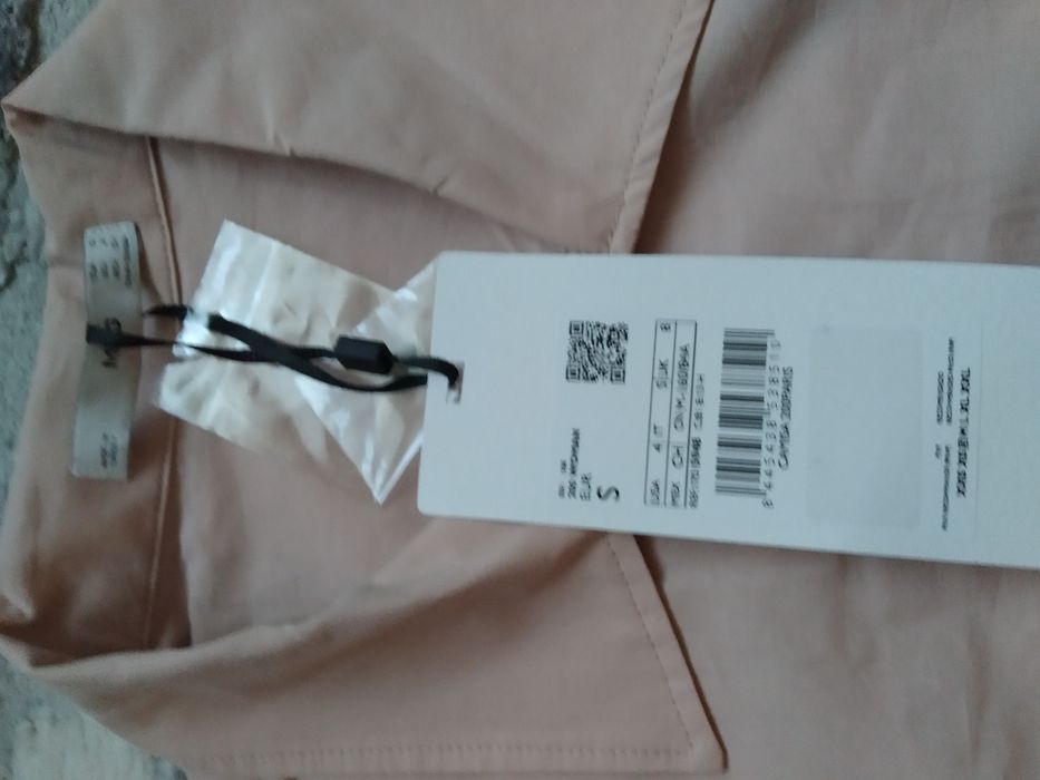 сорочка Mango, р. S. Склад 100% бавовна,