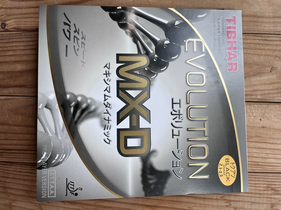 Używane okładziny Tibhar Evolution MX-D