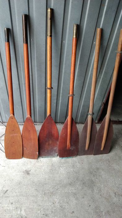 Stare wiosła kajakowe zestaw