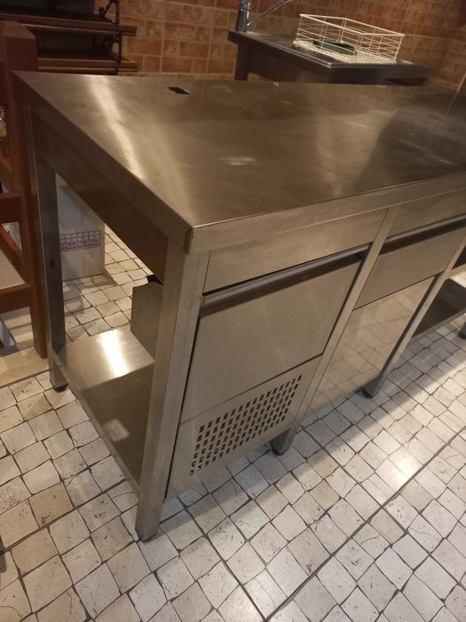 Bancada de inox (café)