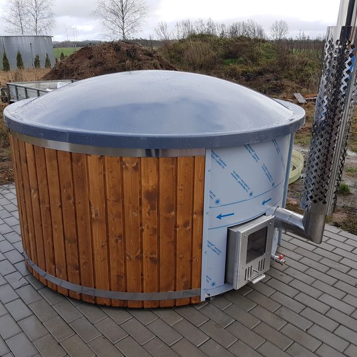 Balia Piec zintegrowany Hydromasaż Pokrowiec Jacuzzi Grzałka