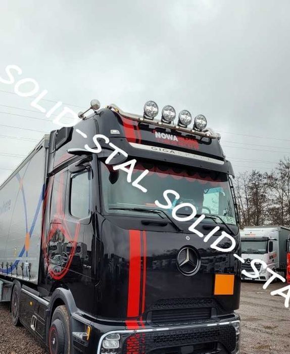 Orurowanie GÓRNE ze stali nierdzewnej Mercedes Actros MP6 Giga Space