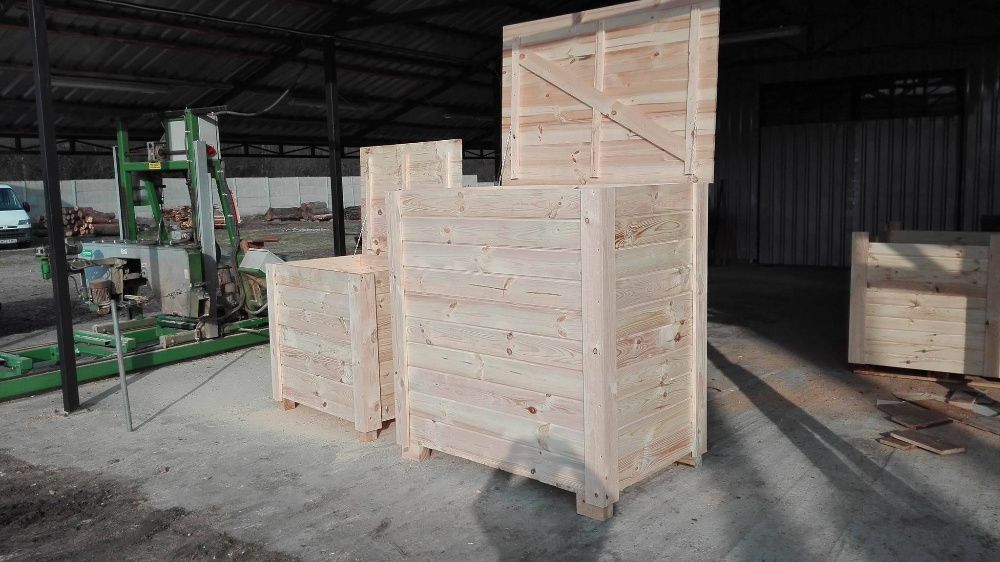 Opakowania drewniane transportowe skrzynie eksportowe pakowanie