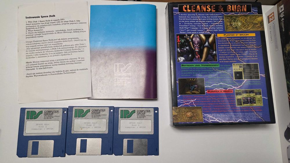 Amiga  Space hulk IPS polskie wydanie big box