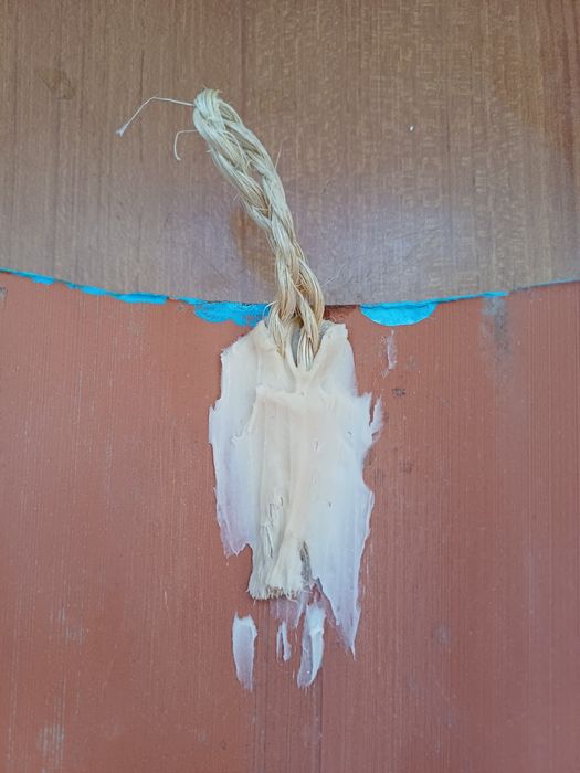 Telha pintada - motivo alentejano