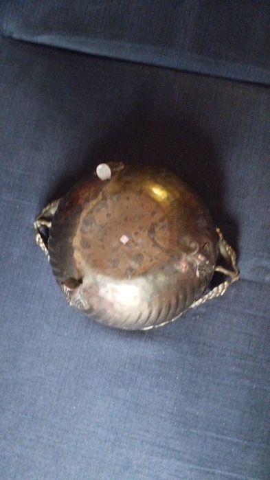 Mosiężna patera na owoce