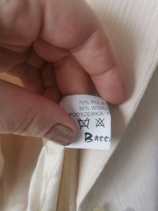 Marynarka bluzka z wiązaniem S