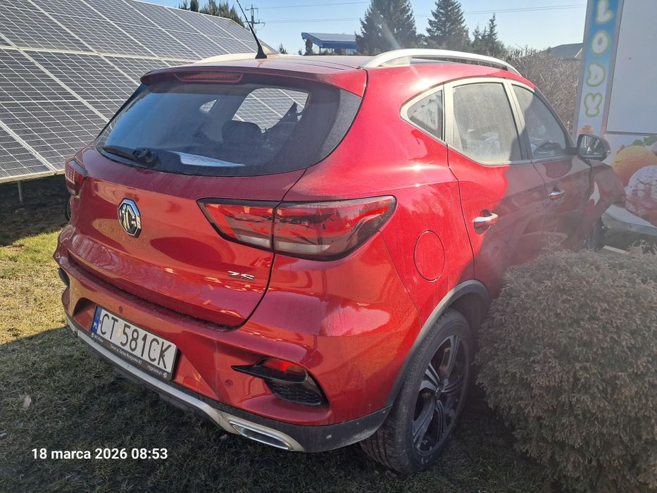 MG  ZS  1.5B 20tys.km uszkodzony,Faktura VAT