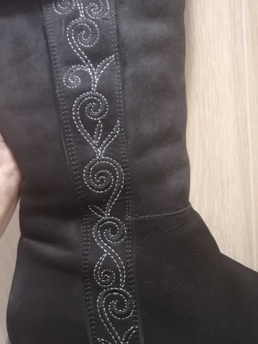 Kozaki skórzane welna owcza ideał r. 38/39