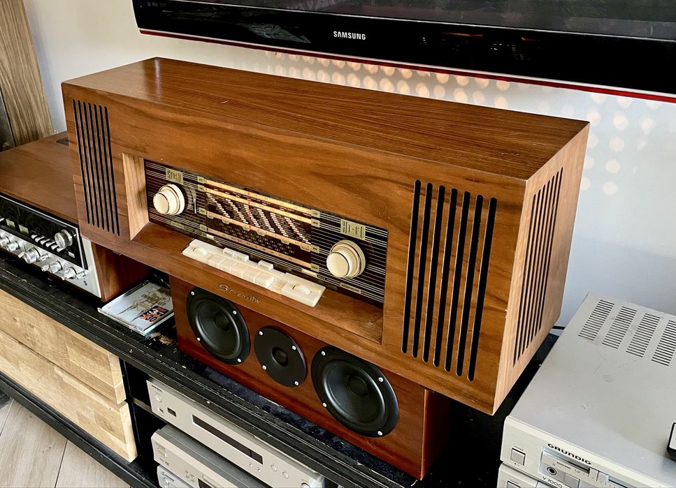 Simonetta-Multiplex-Stereo piekna lampa 1964r GWARANCJA serwis