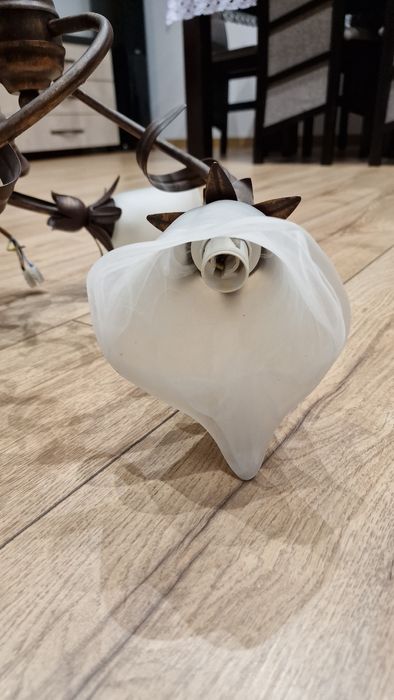 Żyrandol, lampa, żarówki E14