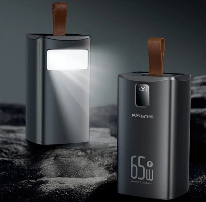 ПОВЕРБАНК PISEN PRO 60000mAh 65W, PowerBank, зарядна  станція, павербанк, 

 Ціна: 3778 грн