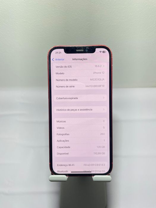 Iphone 12 Vermelho