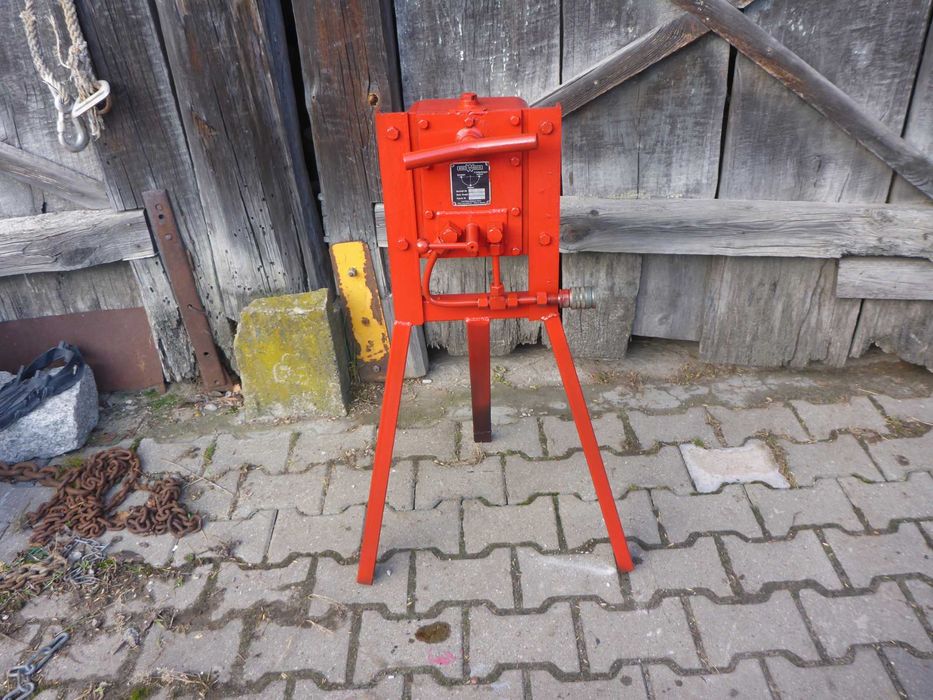 ręczna pompa hydrauliczna do kiprowania WEBER hydraulik